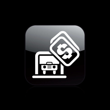 說明單個(gè)孤立停車圖標(biāo)
