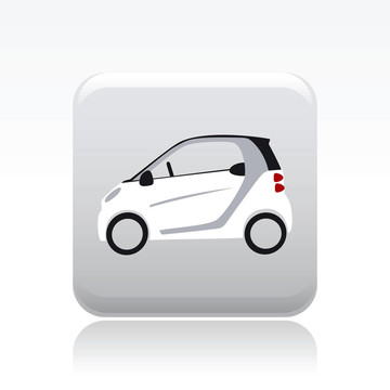 說明單孤立小汽車圖標(biāo)