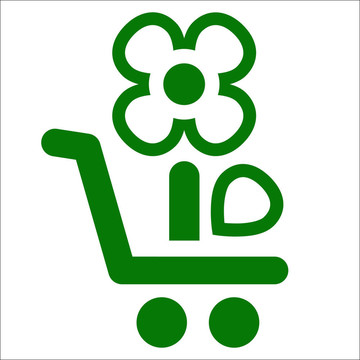 插圖單孤立花卉圖標(biāo)