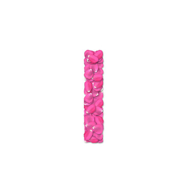 玫瑰花瓣字體
