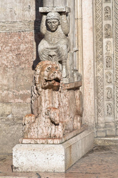 圣喬治大教堂。Ferrara。Emilia Romagna。意大利.