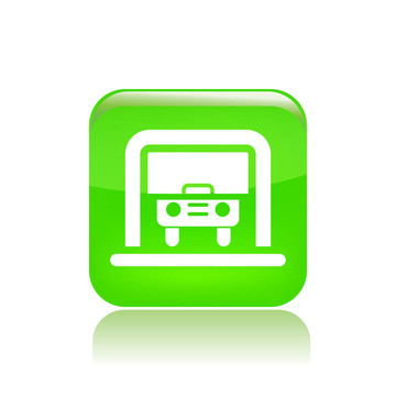 說明單個(gè)孤立的汽車箱圖標(biāo)