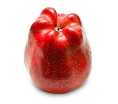 白底紅蘋果