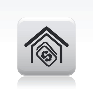 說明單個孤立的房地產(chǎn)圖標(biāo)
