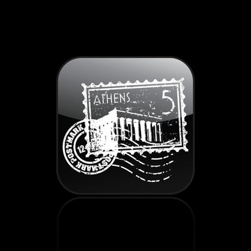 說明單孤立Athens圖標(biāo)