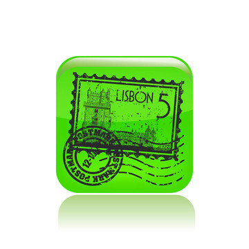說明單孤立Lisbon圖標(biāo)
