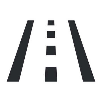 說(shuō)明單孤立道路圖標(biāo)