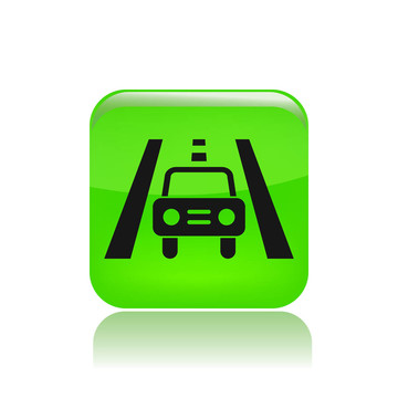 單路汽車圖標圖標說明