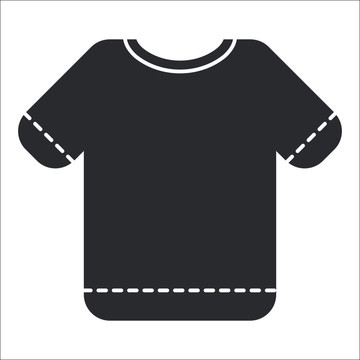 說(shuō)明單孤立T恤圖標(biāo)