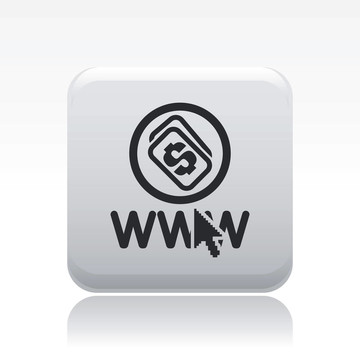 說明單個(gè)孤立的網(wǎng)頁收入圖標(biāo)
