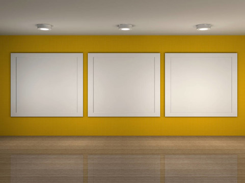 博物館室內(nèi)框架插圖