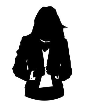 辦公室的化身的女人