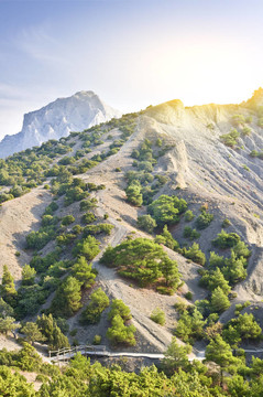 夕陽在山