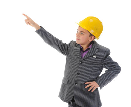 小微笑建設(shè)者在頭盔