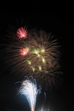 夜空中的煙花