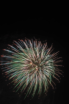 夜空中的煙花