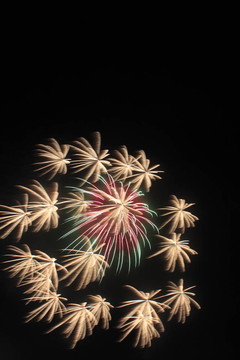 夜空中的煙花