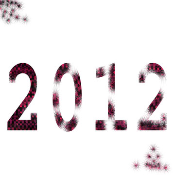 2012抽象背景與豐富多彩