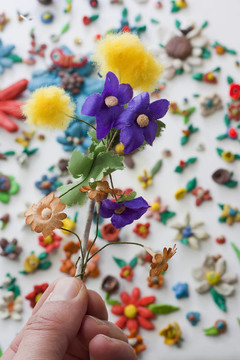 假花