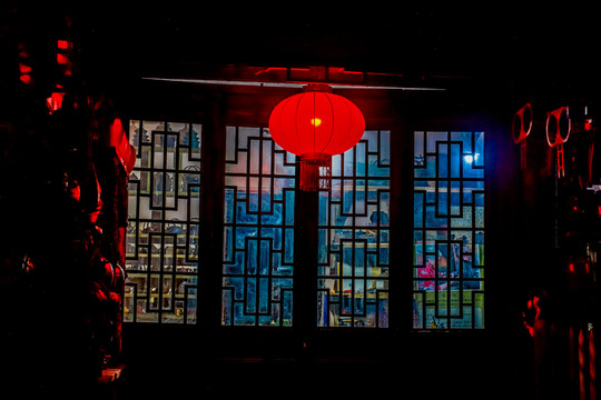 臺兒莊古城夜景