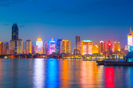 青島風(fēng)光夜景