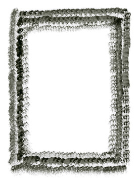 黑色畫(huà)筆框