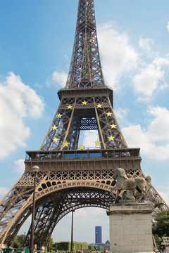 埃菲尔铁塔；巴黎；法国