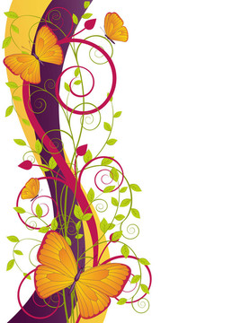 蝴蝶花插圖