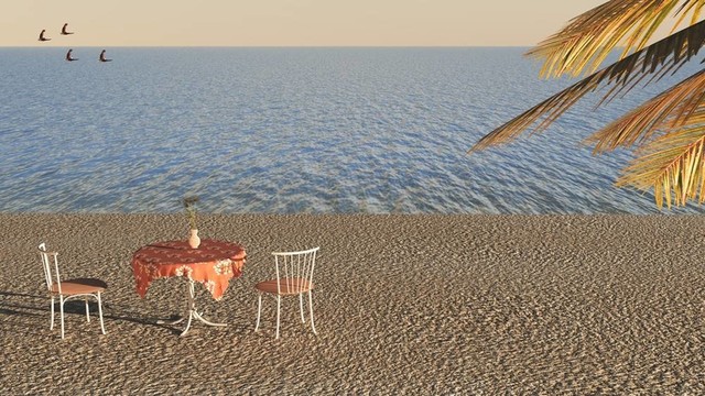 海邊的咖啡館