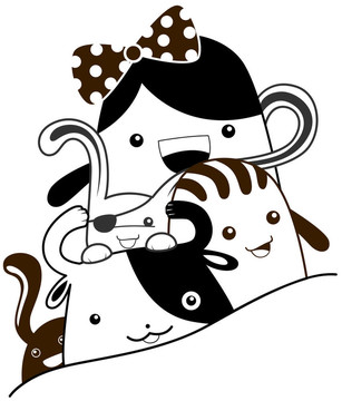 怪物的涂鴉
