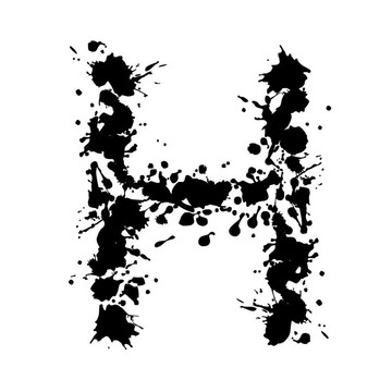 H字母油墨