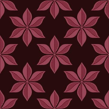 無縫花卉圖案