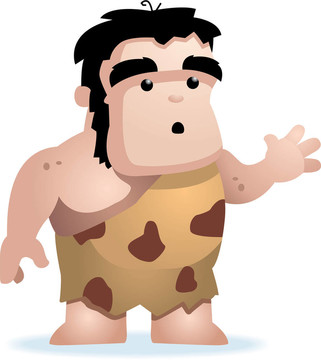Caveman揮手