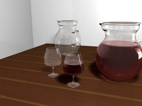 浪漫的心情與酒杯