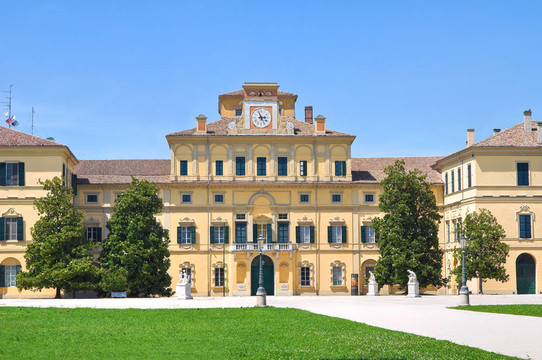 公爵的宮廷花園。帕爾馬。Emilia Romagna。意大利.