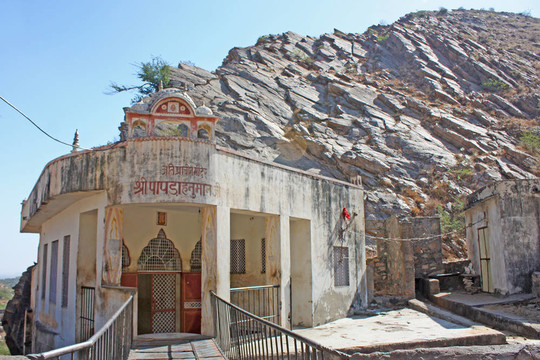印度教寺庙在Galtaji；11公里远
