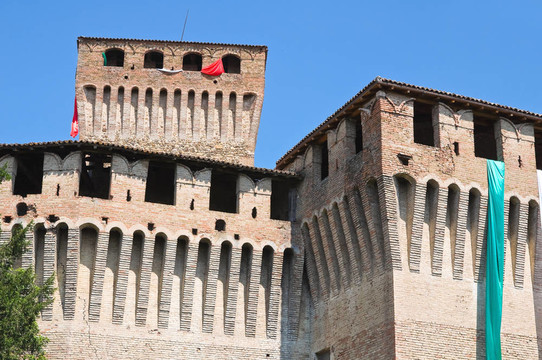 montechiarugolo城堡。Emilia Romagna。意大利.