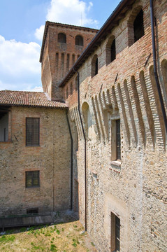 城堡Torrechiara。Emilia Romagna。意大利.