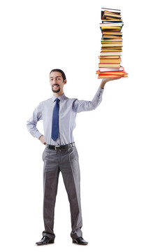 商人與白色書籍