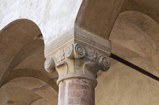 城堡Torrechiara。Emilia Romagna。意大利.