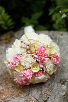 婚禮花束。