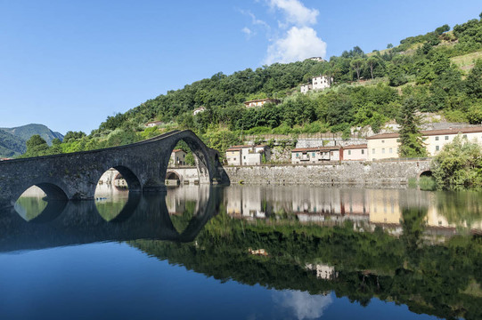 Ponte della Maddalena（盧卡；托斯卡納）