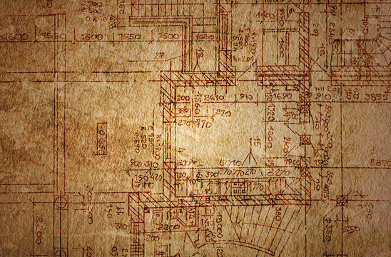 老式建筑圖紙