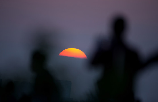 夕陽 日落