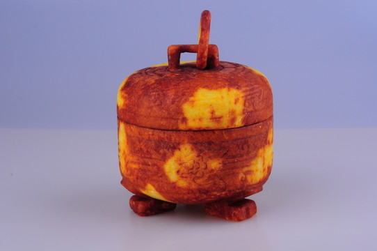唐代玉器 南北朝玉器 蓋盒