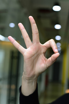 OK手勢