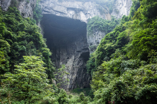 武隆天坑天龍橋景點(diǎn)