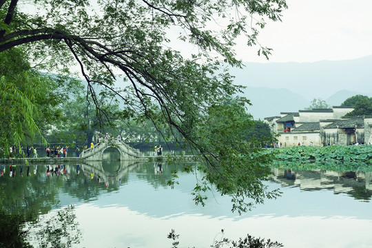 宏村南湖風(fēng)光