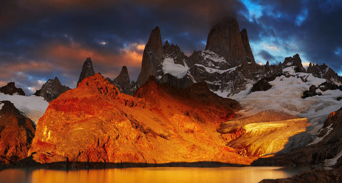 Mount Fitz Roy；巴塔哥尼亞；阿根廷