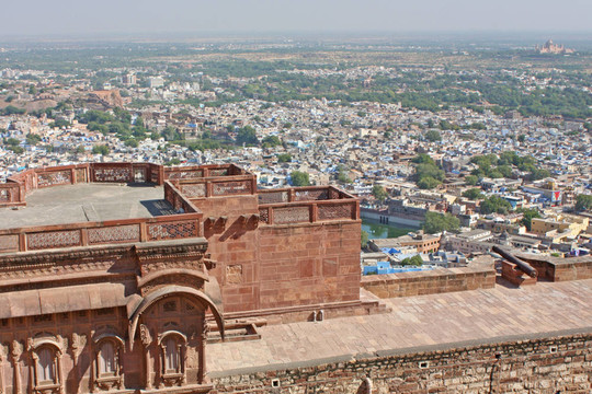 梅和拉加堡；jodhpur；rajastha